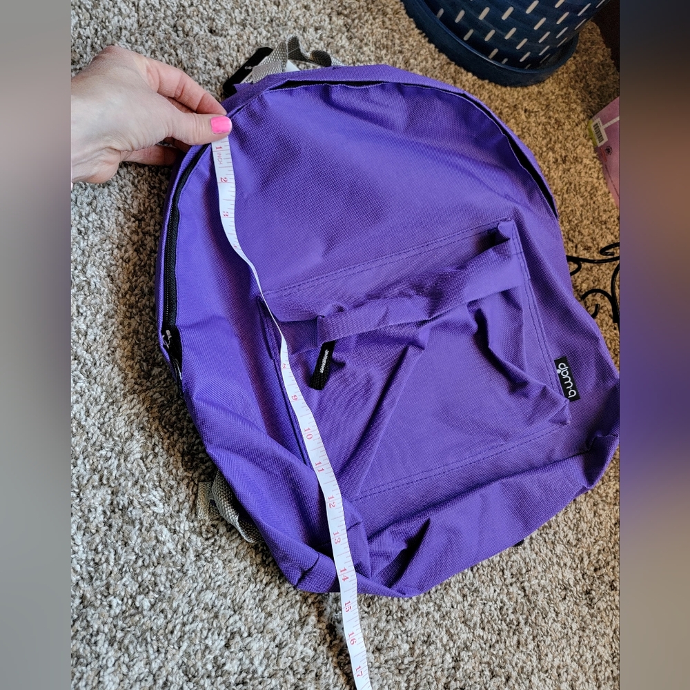 Purple backpack - Picture 5 of 6